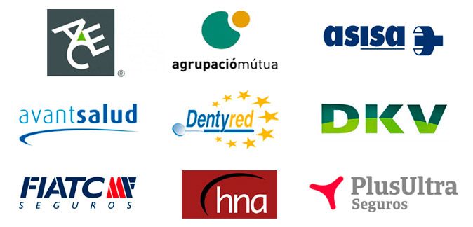 Neodent Clínica Dental logotipos de marcas de seguros